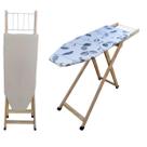 Tábua De Passar Roupa Com Suporte Ferro Dobrável Táboa Fácil de Guardar
