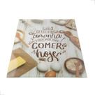 Tábua de Vidro Temperado Carne Churrasco Corte Legumes Queijo