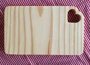 tábua em pinus para mesa posta modelo valentina 26x16cm