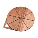 Tábua Gourmet Redonda Pizza Madeira Acácia 30cm Mimo Style Tábua Gourmet Redonda Pizza Madeira Acácia 30cm Mimo Style