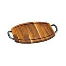 Tábua Madeira P/ Corte com Alças Queens 36x25x02cm Código 13139 - Woodart Tábua Madeira P/ Corte com Alças Queens 36x25x02cm Código 13139 - Woodart