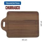 Tabua para Churrasco Retangular Tramontina com alça 45 x 31 cm 13137/290 Tabua para Churrasco Retangular Tramontina com alça 45 x 31 cm 13137/290