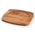 Tábua Para Mix Grill Oval - Madeira Teca - com Verniz (não acompanha Grill) - Tramontina
