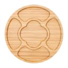 Tábua Petisqueira Ecokitchen Grande 30x30cm Em Bambu 5 Divisões, Mimo Style Tábua Petisqueira Ecokitchen Grande 30x30cm Em Bambu 5 Divisões, Mimo Style