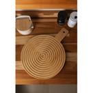 Tábua Redonda Decorativa Aura 36cm X 27cm X 1,5cm Bambu Lyor Tábua Redonda Decorativa Aura 36cm X 27cm X 1,5cm Bambu Lyor