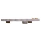 Tábua Redonda Decorativa Wolff New Bee 30,5cm x 3,5 Mármore