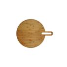 Tabua redonda servir trb200bmb bambu 44x35x1,5cm martiplast ou