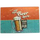 Tabua Retangular Dynasty Beer Zone 30X20 - 28901