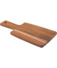 Tábua Retangular Tramontina Kitchen em Madeira Teca com Cabo 30x15 cm