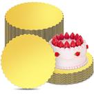 Tábuas de bolo DGB, cartão redondo dourado de 15 cm, à prova de graxa, pacote com 50 Tábuas de bolo DGB, cartão redondo dourado de 15 cm, à prova de graxa, pacote com 50