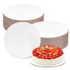 Tábuas de bolo MATUFF, 30 peças brancas, 25,4 cm, base redonda, de qualidade alimentar