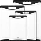 Tábuas de corte Empune Plastic Kitchen com Juice Grooves Set 4