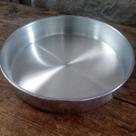 Tabuleiro de bolo redondo polido e resistente 30cm