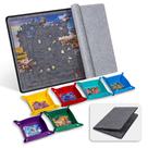 Tabuleiro de quebra-cabeça Becko US Jigsaw com 6 bandejas de classificação e capa de feltro