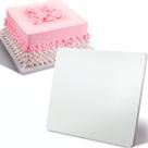 Tabuleiro Mdf 6mm Quadrado 20x20cm Para Bolo Confeitaria