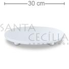 Tabuleiro para Bolo Redondo em MDF - 30 cm - Branco - Ideal para Servir Bolos e Doces Tabuleiro para Bolo Redondo em MDF - 30 cm - Branco - Ideal para Servir Bolos e Doces