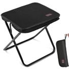 Taburete portátil MOONCY plegable ultraligero negro 13" 1,5 kg