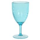 TACA ACRILICO 400ml MARTELADO (AZUL) FLORARTE
