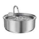 Taça automática 3L de aço inoxidável Cat Water Fountain
