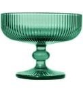 Taça Avulsa 310ml Para Sobremesa 10,8cm De Altura Cameratta Em Vidro Cor Verde