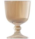 Taça Avulsa 380ml De Vidro Lines Ambar