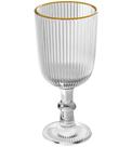 Taça Avulsa 75ml De Vidro Para Licor Com Fio De Ouro Lines