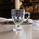 Taça Cappuccino Lyor Lavanda Hand Painting 190ml Cristal