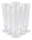 Taça Cerveja Tulipa Acrílico Cristal 320ml - 6 Peças Cor Tranparente