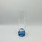 Taça Champanhe Bubble Glass Esfera Transparente e Azul 250ml
