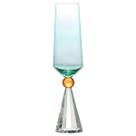Taça Champanhe Em Vidro Verde 300Ml