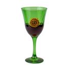 Taça Cigana Esmeralda Lirio Rosa Super luxo 330ml -Vidro