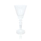 Taça Cristal Vinho Transparente Base Lapidado Fino Acabament