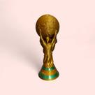 Taça da Copa do Mundo 25cm Premium Impressão 3D Luxo da Sagravia