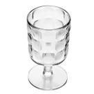Taça De Acrílico 340ml Transparente Água Suco Bubble
