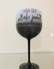 Taça de acrílico com frase