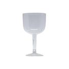 Taça de Acrílico Pit Gin 500ml Cristal 4un Plastilânia