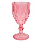 Taça de Acrílico Vermelha Diamond Diamante Festa Piscina Plástico 330ml Lyor