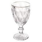 Taça De Água Com Filete Dourado Diamond Lyor 325ml - Vidro
