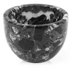 Taça de barbear Radicaln Marble Black feita à mão com capacidade de 200 mL