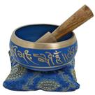 Taça de canto ShalinIndia Silent Mind & Soul 10 cm com bastão e almofada