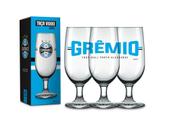 Taca de cerveja chopp vidro times futebol 300ml - gremio - Brasfoot Presentes