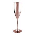 Taça de Champanhe Acrílico Metalizada Rose Gold 180mL Taça de Champanhe Acrílico Metalizada Rose Gold 180mL