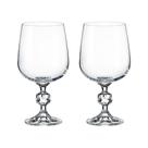 Taça de Cristal Bohemia 340 ml Claudia 2 Peças Taça de Cristal Bohemia 340 ml Claudia 2 Peças