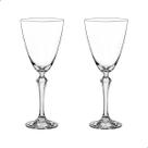 Taça de Cristal Bohemia 350 ml Elisabeth 2 Peças