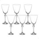 Taça de Cristal Bohemia 350 ml Elisabeth 6 Peças