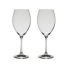 Taça De Cristal Bohemia Para Água 590 ml Sophia 2 Peças