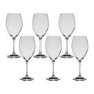 Taça De Cristal Bohemia Para Água 590 ml Sophia 6 Peças