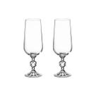 Taça de Cristal Bohemia Para Cerveja 280 ml Claudia 2 Peças