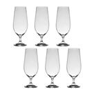 Taça De Cristal Bohemia Para Cerveja 380 ml Anna 6 Peças
