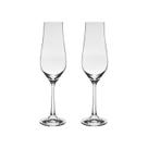 Taça de Cristal Bohemia Para Champanhe 170 ml Tulipa 2 Peças